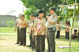 Sambutan Kapolsek Metro Utara
